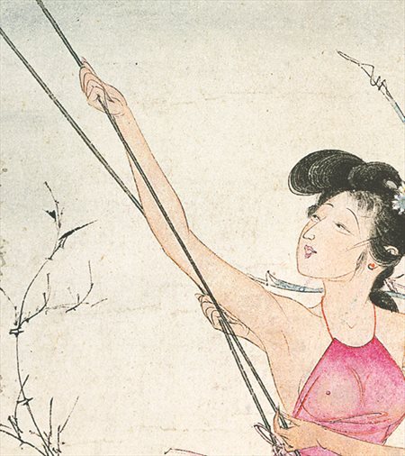 合江县-胡也佛的仕女画和最知名的金瓶梅秘戏图